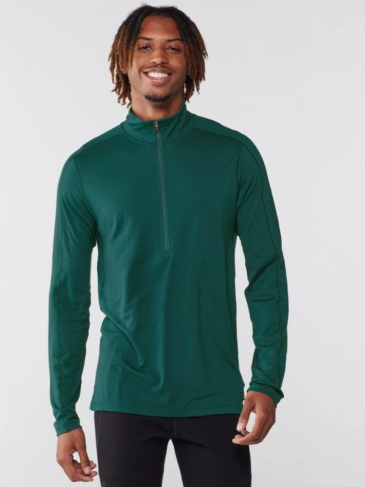 REI Co-op Merino 185 Long-Sleeve Half-Zip Base Layer Top - Men's - Image 2