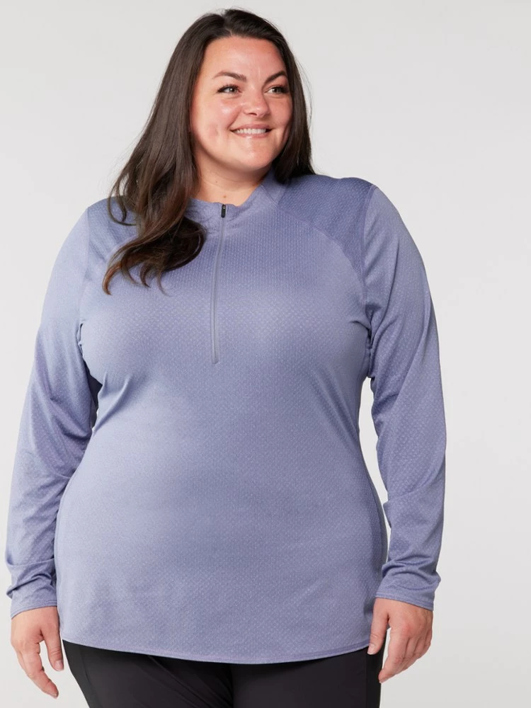 REI Co-op Lightweight Base Layer Half-Zip Top - Women's Plus Sizes - Image 2