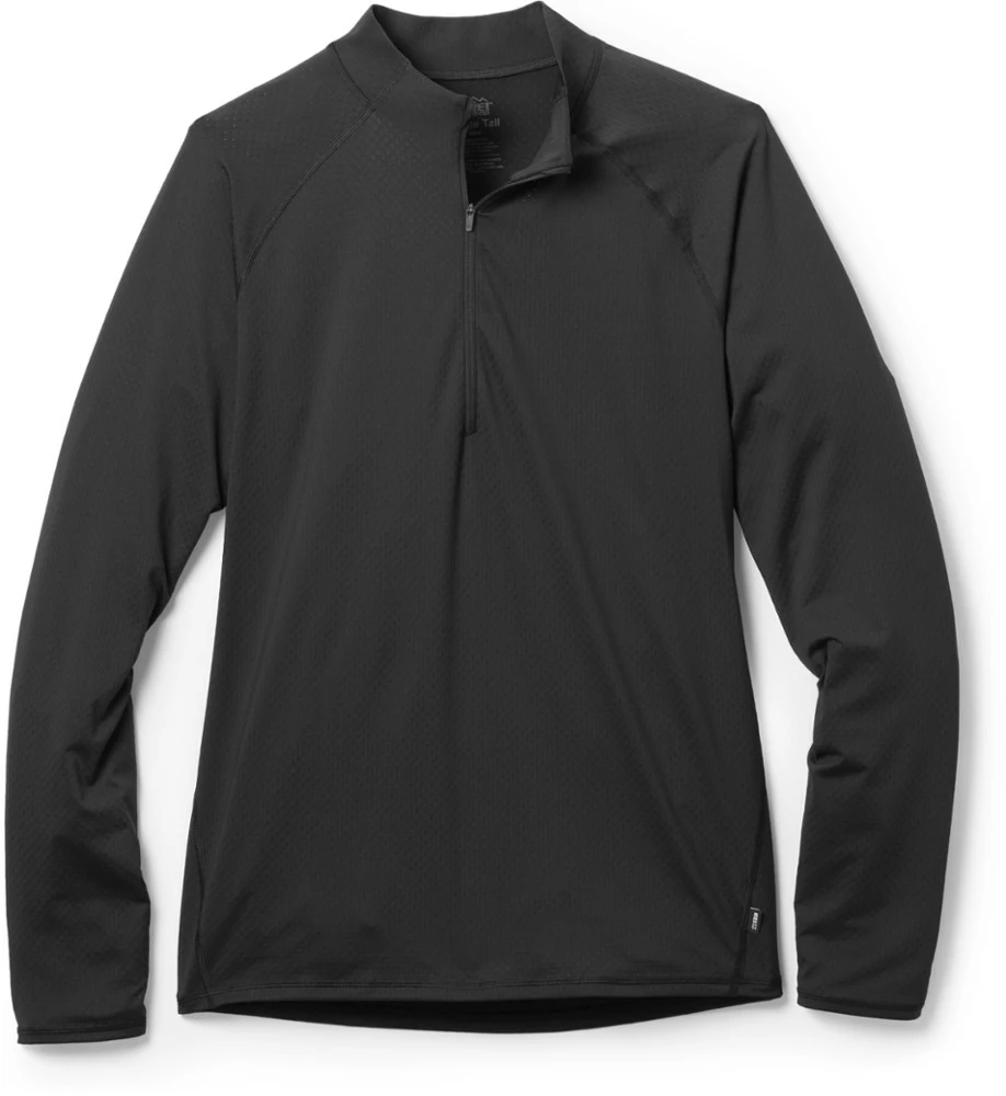 REI Co-op Lightweight Base Layer Long-Sleeve Zip-Neck Top - Men's Tall Sizes - Image 3
