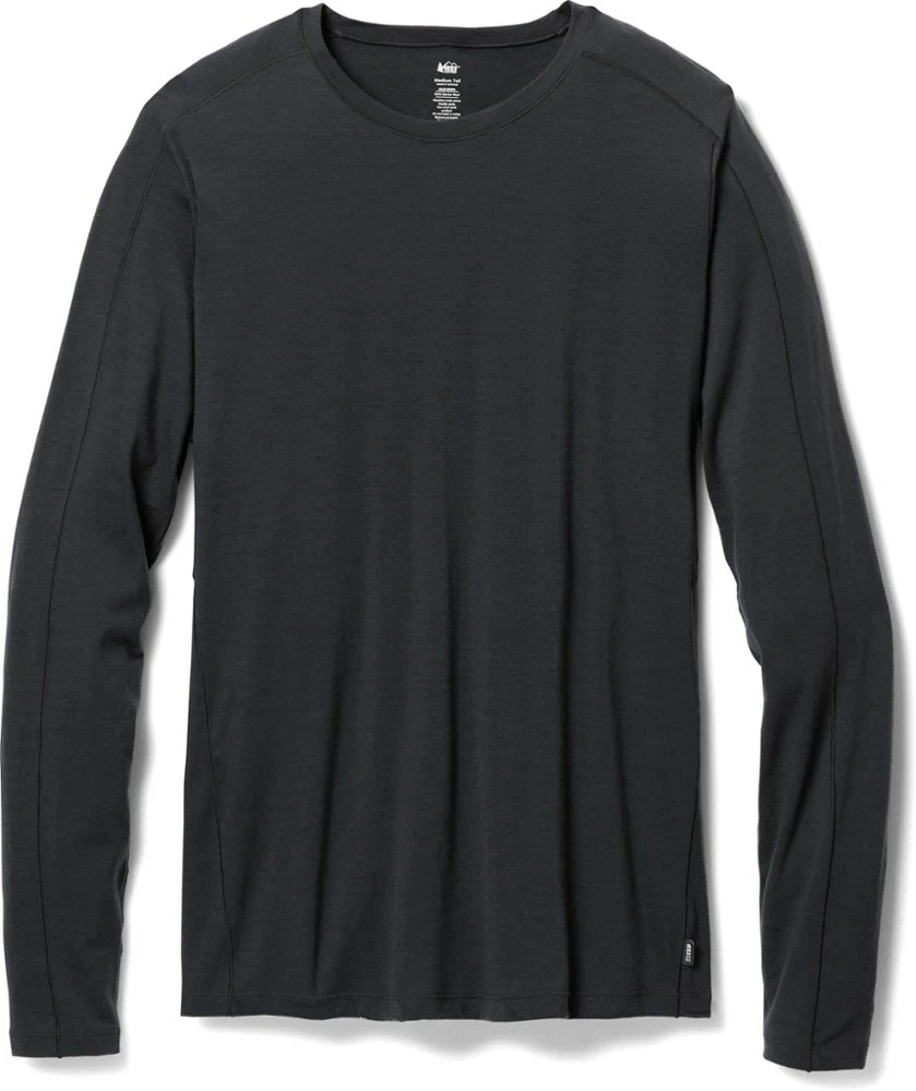 REI Co-op Merino 185 Long-Sleeve Base Layer Top - Men's Tall Sizes