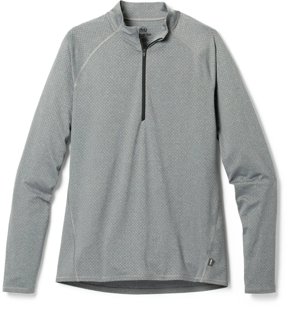 REI Co-op Lightweight Base Layer Long-Sleeve Zip-Neck Top - Men's Tall Sizes