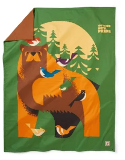REI Co-op Pride Bear Flannel/Fleece Blanket